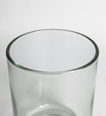 Trinkglas aus upgecycelter Weinflasche – Transparent (225 ml)